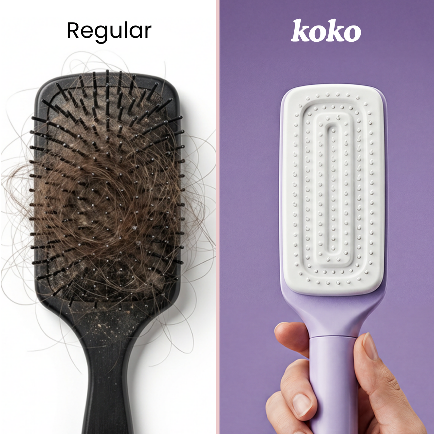 Koko Selbstreinigende Haarbürste