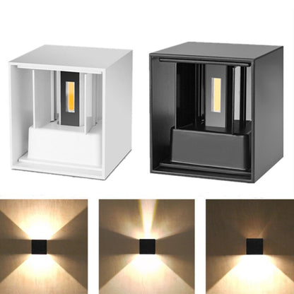 HelleNacht™ Premium LED-Wandleuchte | Wasserdicht IP65 | Bewegungsmelder | Warmweißes Up-&-Down-Licht