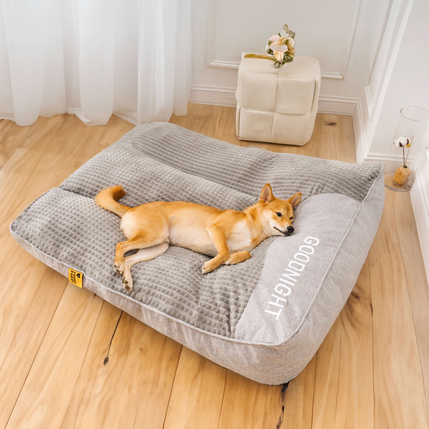 Snuggo™  | Orthopädisches Hundekissenbett mit weichem, waschbarem Bezug [Letzter Tag 50% Rabatt]