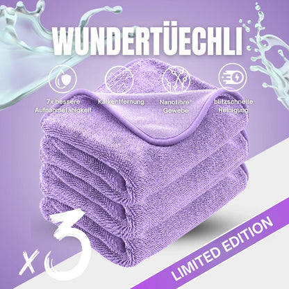 AquaLumi™ – Das saugstarke Mikrofasertuch für eine streifenfreie, glänzende Dusche