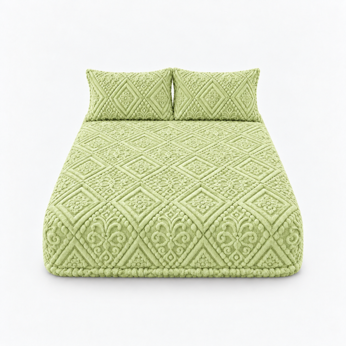 Letzter Tag: 50 % Rabatt | Damask Haven™ – Luxus-Spannbettlaken mit kuschelweichem 3D-Damastmuster!