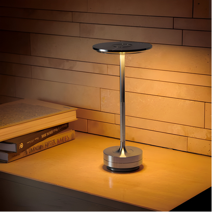 GlowLite – Kabellose LED-Tischlampe mit Berührungsdimmung