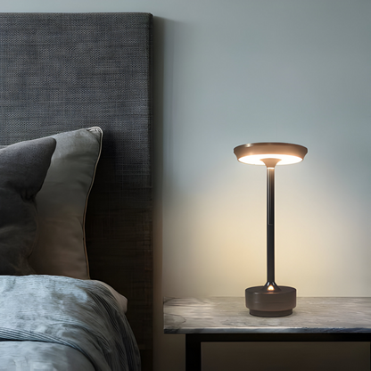 GlowLite – Kabellose LED-Tischlampe mit Berührungsdimmung