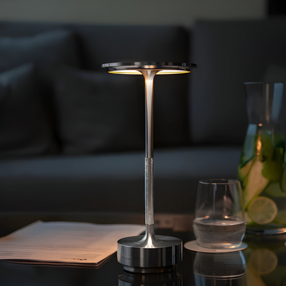 GlowLite – Kabellose LED-Tischlampe mit Berührungsdimmung