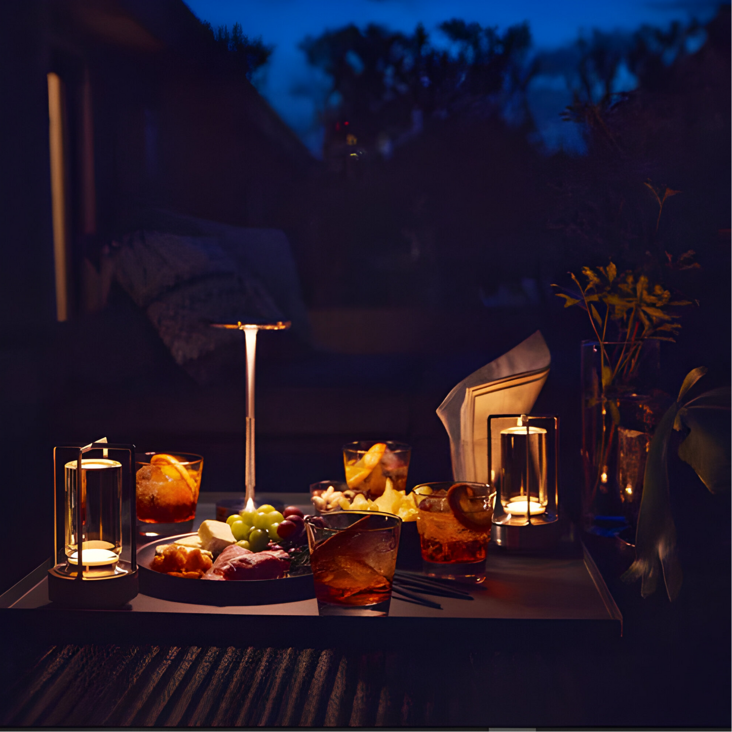 GlowLite – Kabellose LED-Tischlampe mit Berührungsdimmung