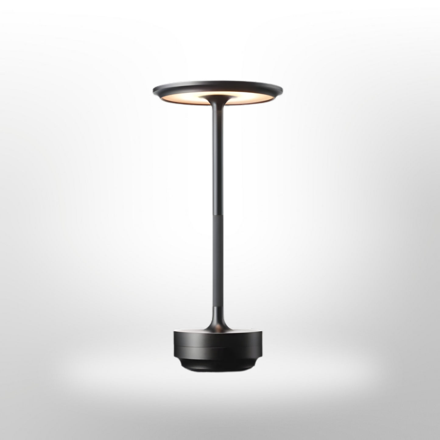 GlowLite – Kabellose LED-Tischlampe mit Berührungsdimmung
