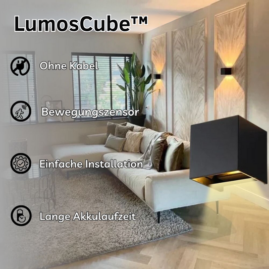 LumosCube™ Kabellose Wandleuchte | 50% Rabatt