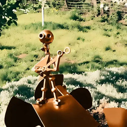 RockBeater Pro – handgefertigte Windtrommler-Skulptur für den Garten