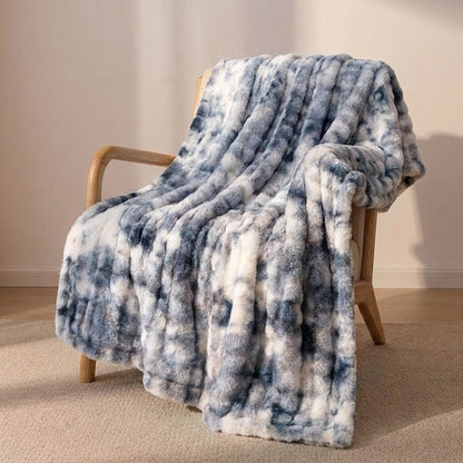 WarmNest™ Decke aus Kunstkaninchenfell