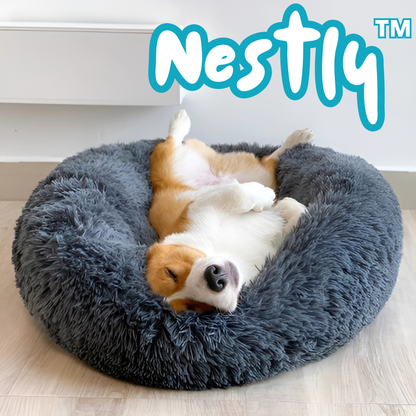 50% Rabatt | Nestly™ | Superweiches Haustierbett, gemütlich, bequem, kuschelig & sicher
