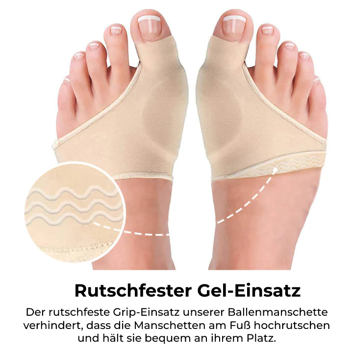 Footalis ZehAlign | Zehenspreizer für Hallux Valgus | Hautfreundlich & Diskret | Für Tag & Nacht