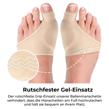 Footalis ZehAlign | Zehenspreizer für Hallux Valgus | Hautfreundlich & Diskret | Für Tag & Nacht