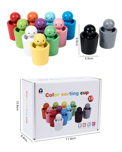 LernFarb - Farben Sortierbecher und Puppenfreunde