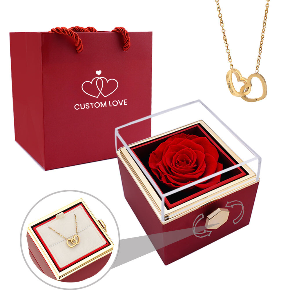Liora™ – Elegante Halskette mit Rose-Box für stilvolle Geschenkideen [50 % Rabatt]