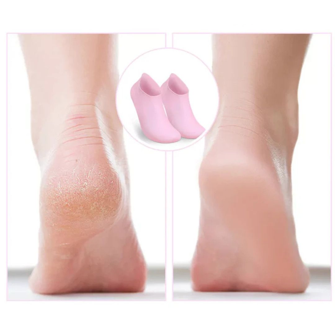 Feuchtigkeitsspendende Pediküre-Socken für die Fußpflege zu Hause