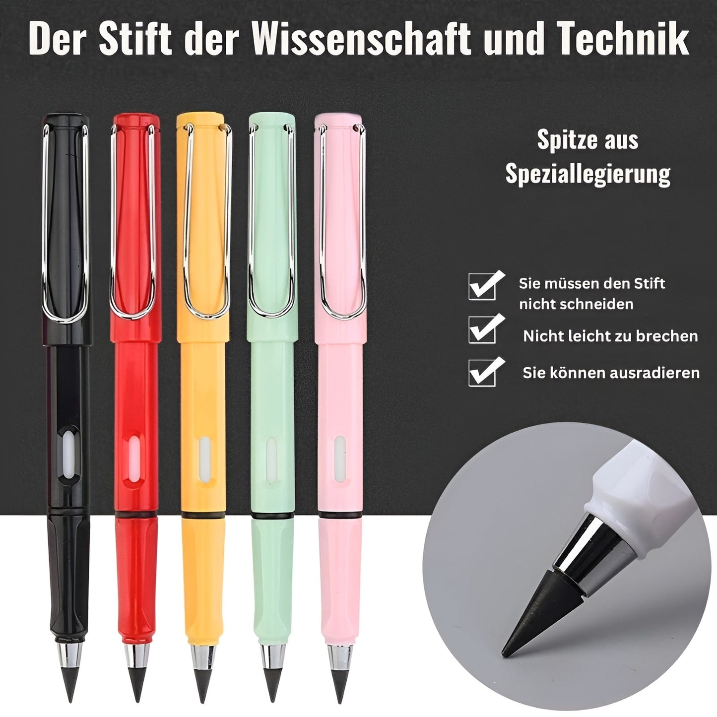 MagicGraph - Magischer Bleistift | Set mit 5 Stück | 50% RABATT