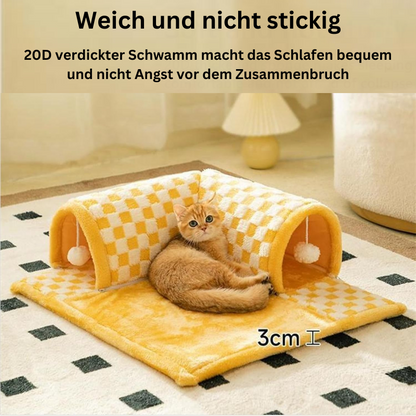 50% RABATT | Tunnelbett™ | Bieten Sie Ihrer Katze ultimativen Komfort und Hygiene