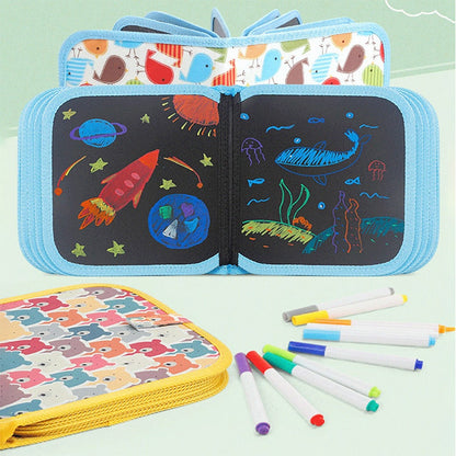 KreativKinder™ - Das löschbare Doodle-Buch für stundenlangen | 50% RABATT