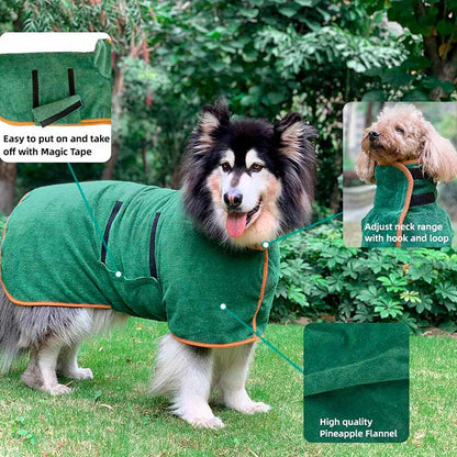 WrapPet – Superabsorbierender Hundebademantel | 50% RABATT