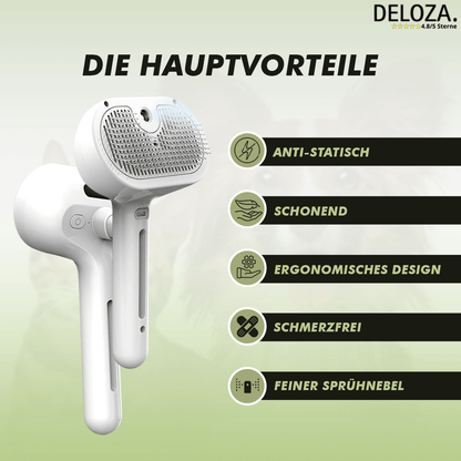 PetGlow™ – Sanfte Dampfbürste für stressfreie Fellpflege [50% Rabatt]