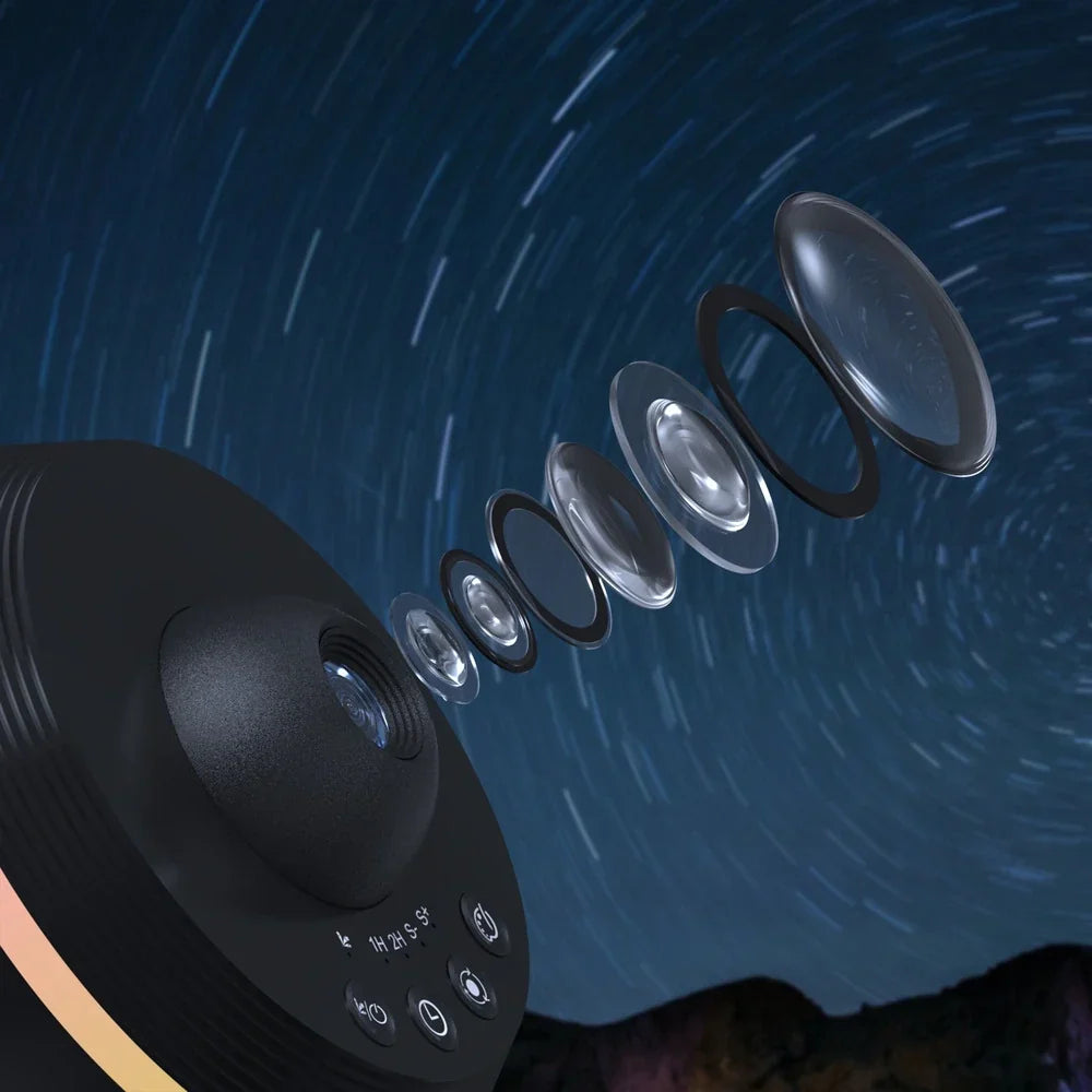 CosmiGlow™ Weltraum-Projektor | Magische Galaxien & Sterne für eine faszinierende Atmosphäre