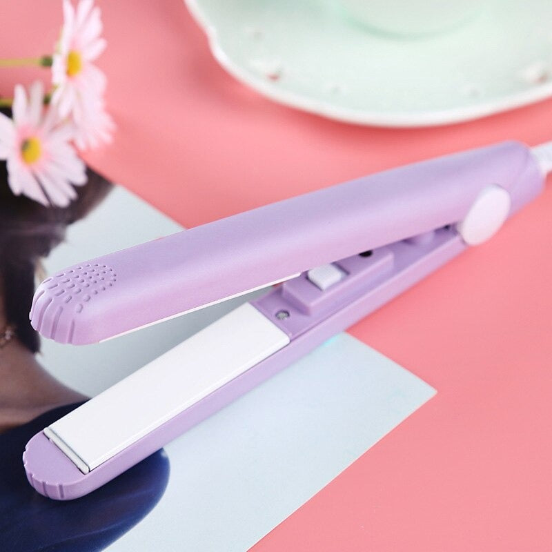 Twirly – Mini-Haarlockenstab & Glätteisen für Reisen & schnelle Auffrischungen