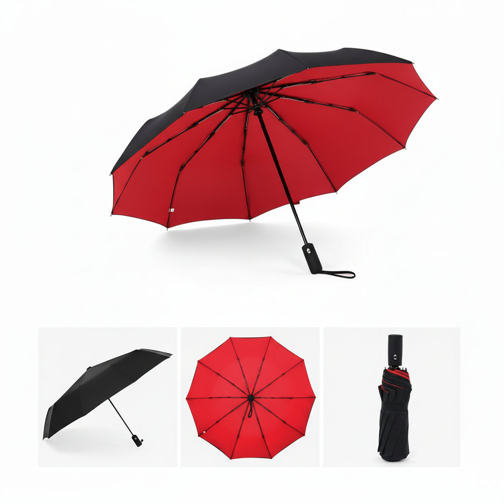 StormGuard™ | Verstärkter Automatik-Regenschirm mit 110 cm Spannweite