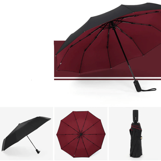 StormGuard™ | Verstärkter Automatik-Regenschirm mit 110 cm Spannweite