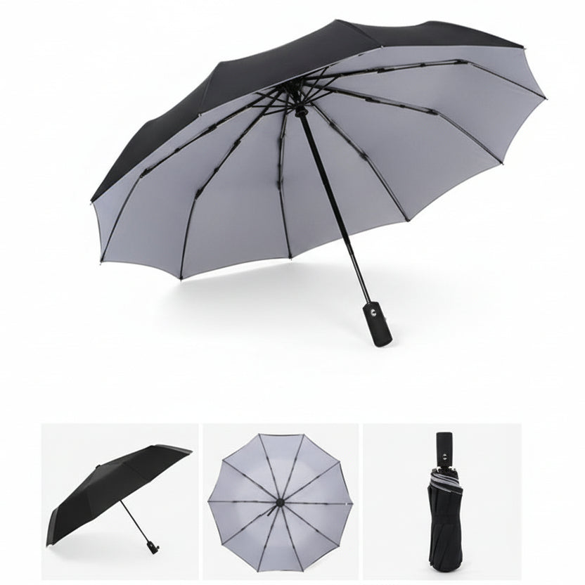 StormGuard™ | Verstärkter Automatik-Regenschirm mit 110 cm Spannweite