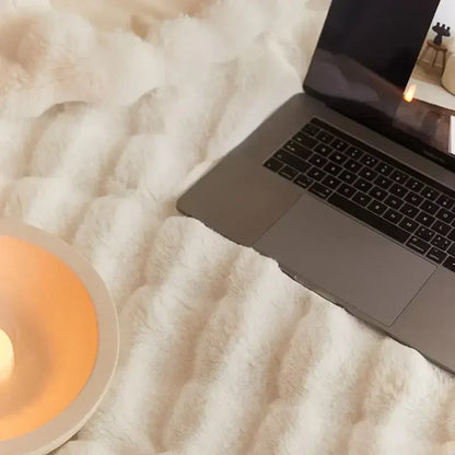 Reversible Blanket | Plush & Smooth Double-Sided | Polyester Fleece | Year-Round Warmth
