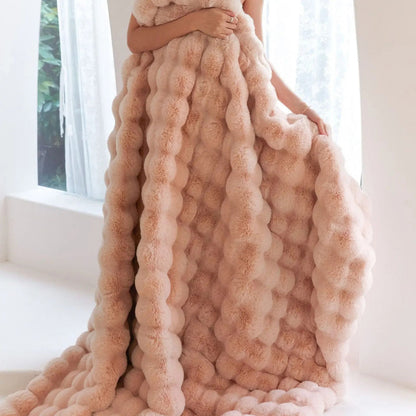 Reversible Blanket | Plush & Smooth Double-Sided | Polyester Fleece | Year-Round Warmth