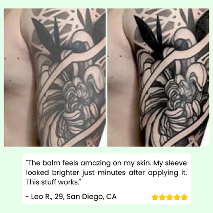 InkGlow – Tattoo-Aftercare-Balsam zum Befeuchten & zur Verbesserung des Tattoo-Looks