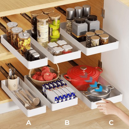 50% Rabatt | Drawganize™ | Verwandelt chaotische Schränke in ordentliche Stauraum-Wunder.