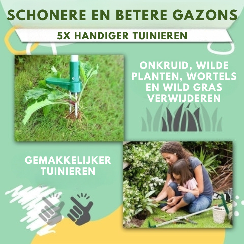 Wurzelgräber – Werkzeug zum Entfernen von Pflanzenwurzeln