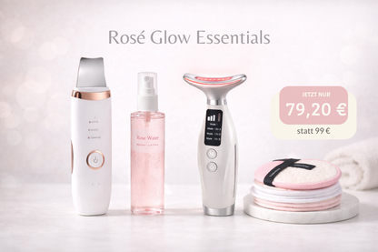 Rosé Glow Essentials | Spürbare Reinheit. Sichtbare Straffung. Ab der ersten Anwendung.