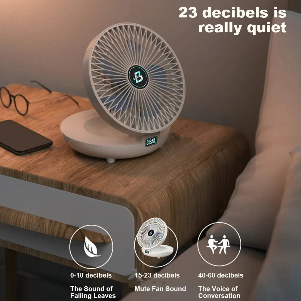 BreezeFlex™ | Faltbarer 2-in-1 Küchen- & Tischventilator