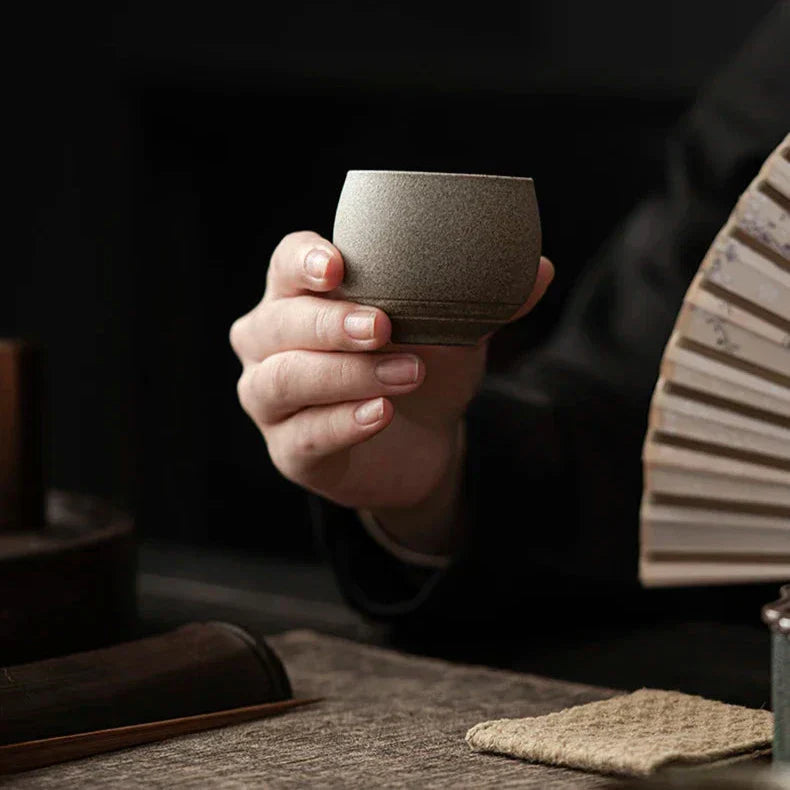 RusticBrew – Set handgefertigter Espresso-Tassen aus Keramik