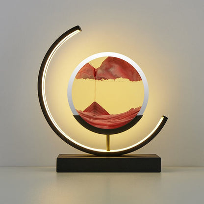 SandScape – Tischlampe mit kinetischer Sanduhr