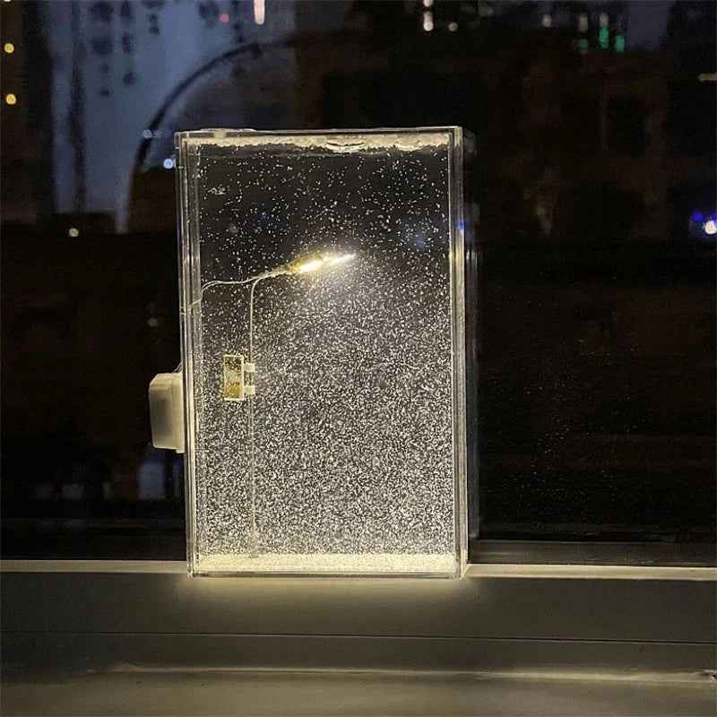 WinterGlow™ – Magische LED-Lampe mit Schneeeffekt für die perfekte Winterstimmung