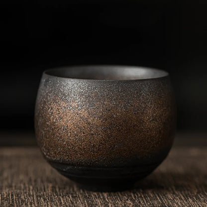 RusticBrew – Set handgefertigter Espresso-Tassen aus Keramik