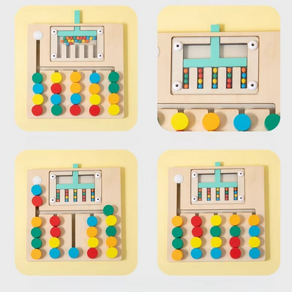 50% RABATT | ColorLogic™ | Montessori Farb- & Logikspiel für konzentriertes Lernen ohne Bildschirm