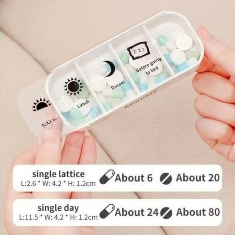 DailyDose™ | Wochen-Pillendose – Klar organisiert & sicher durch den Alltag