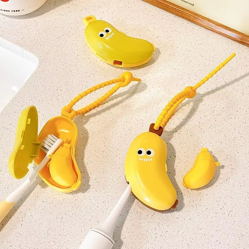 1+1 GRATIS | BrushBuddy™ | Niedliche Bananen Zahnbürstenbox