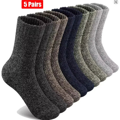 WarmStride™ | Merino-Wollsocken 5 Paar, extra dick & warm