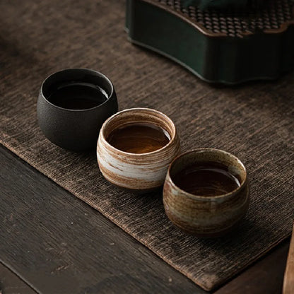 RusticBrew – Set handgefertigter Espresso-Tassen aus Keramik