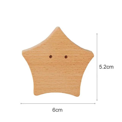 NordicPals – Set mit Wandhaken aus Holz in Tierform