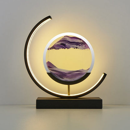 SandScape – Tischlampe mit kinetischer Sanduhr