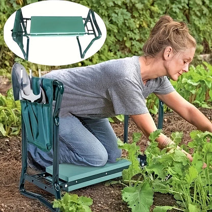 KneeRelief™ – Ergonomische 2-in-1 Kniebank & Gartenhocker