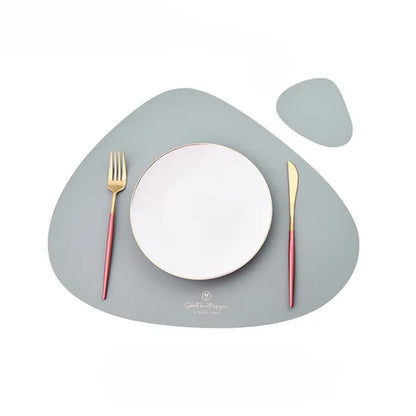 50% RABATT | PrestigeMat - Elegantes Set aus PU-Leder-Tischsets und Untersetzern [Letzter Tag Rabatt]