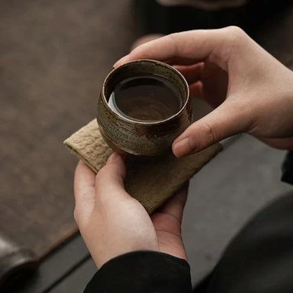 RusticBrew – Set handgefertigter Espresso-Tassen aus Keramik